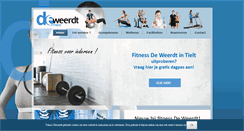 Desktop Screenshot of fitnessdeweerdt.be